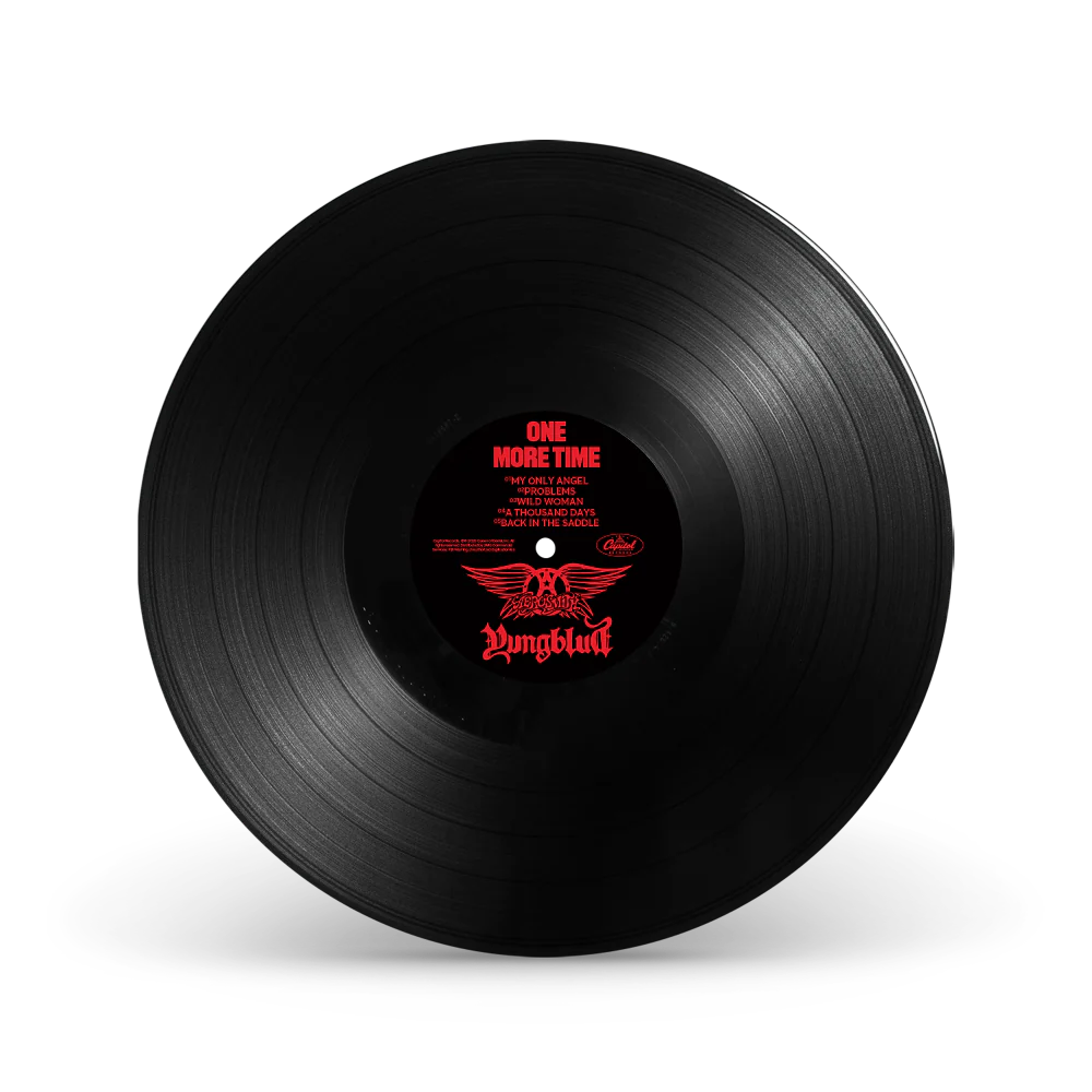 Aerosmith & YUNGBLUD - One More Time - Signed Black Vinyl - Image 3