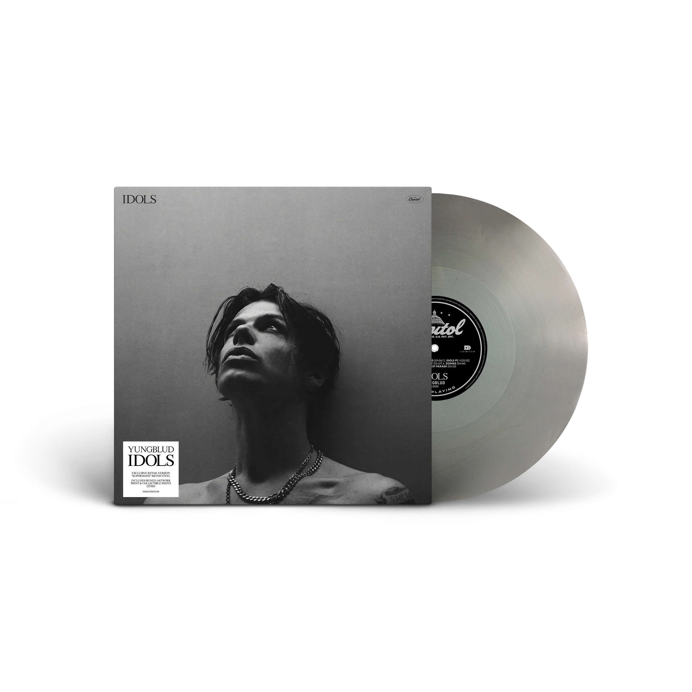 Idols - Signed Supermoon Silver Vinyl - Image 2