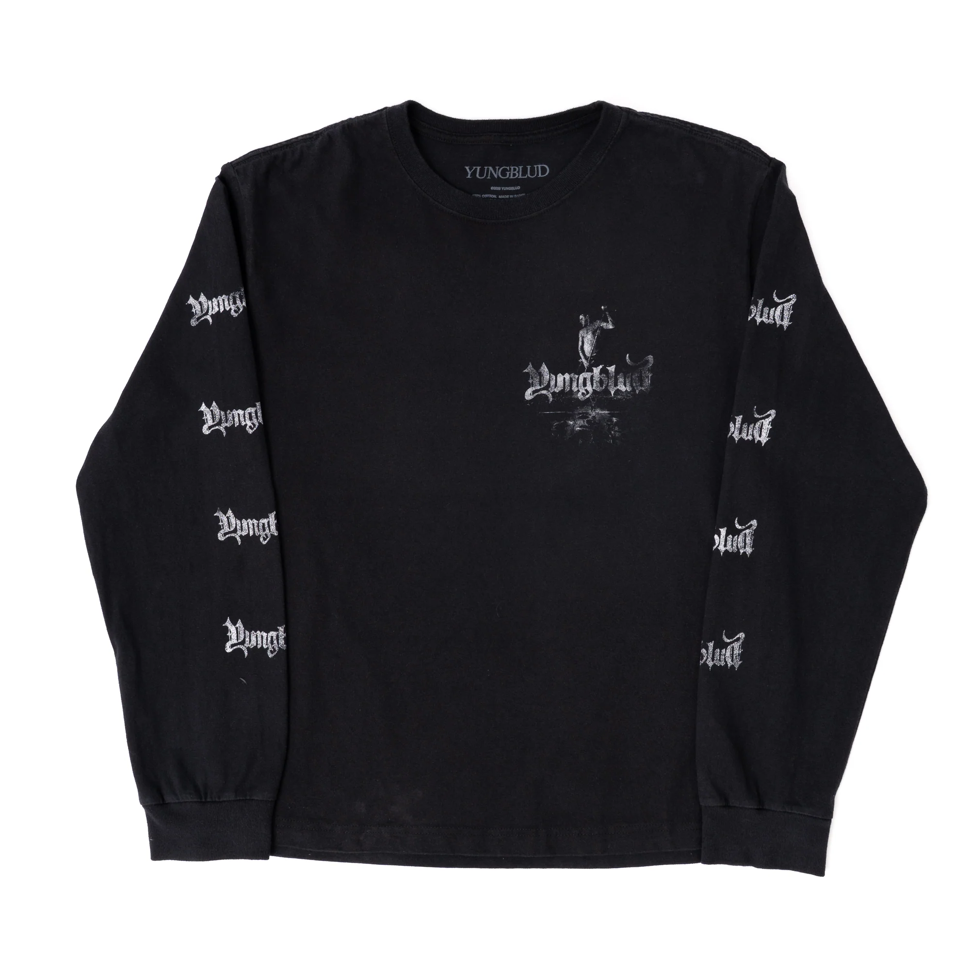 WASHED DATEBACK LONG SLEEVE T-SHIRT