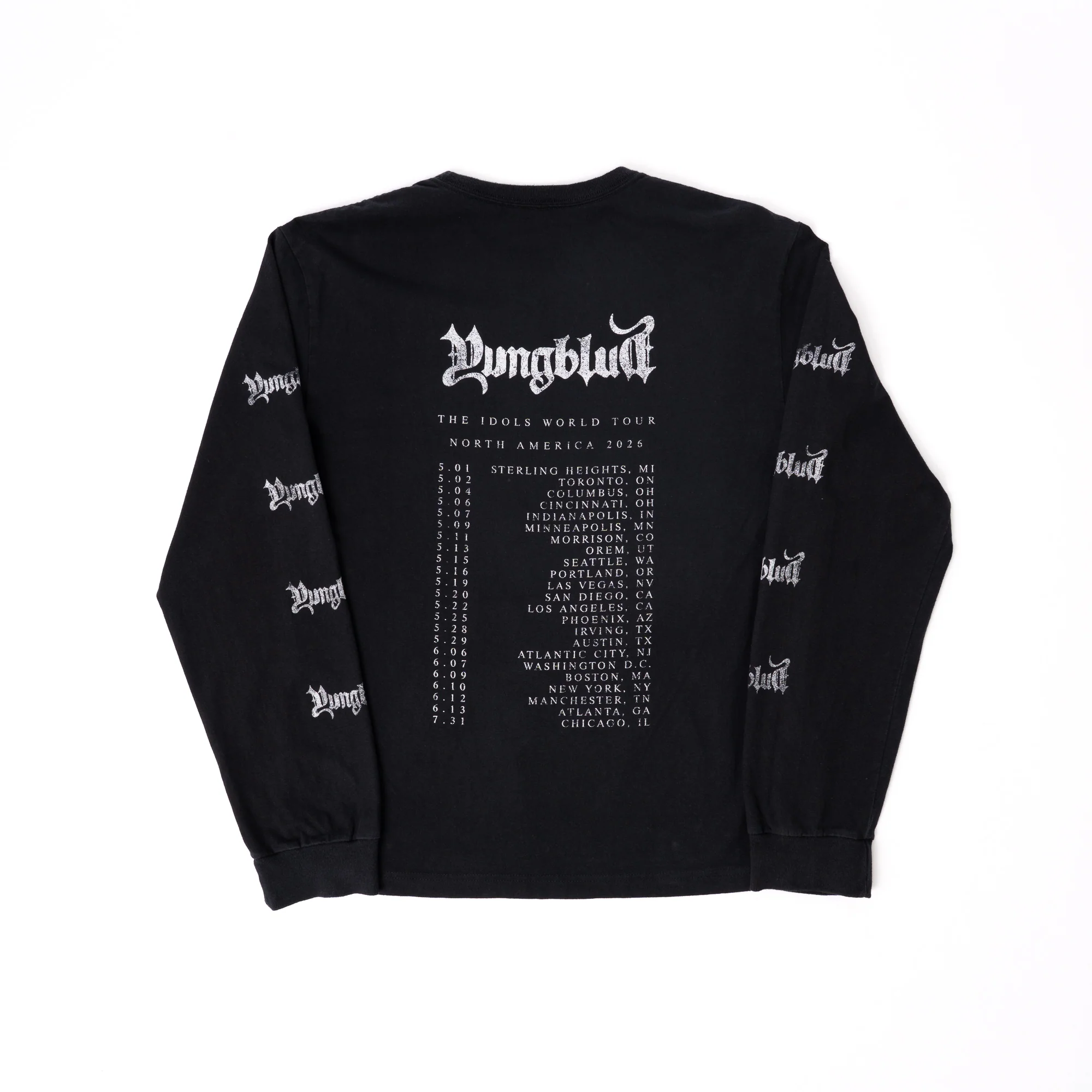 WASHED DATEBACK LONG SLEEVE T-SHIRT - Image 4